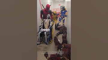 Deadpool & Wolverine & MACHOrine @OnlyDavey#machoman #marvel #bkcomiccon #Cosplay #themachoverse