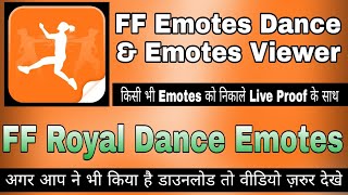 FF Emotes Dance & Emotes Viewer || FF Emotes Dance App Real Or Fake ।। How To Use FF Emotes Dance screenshot 5