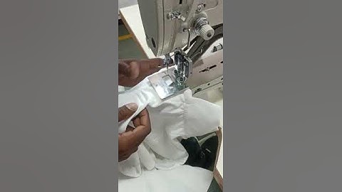 Polo placket box in bar tack machine