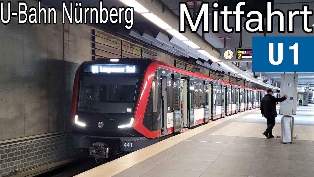 Mitfahrt | Siemens G1 | Linie U1 | Fürth Hardhöhe - Langwasser Süd