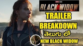 Black Widow Official Trailer Breakdown In Telugu | Things You Missed, All Easter Eggs, Plot Leaks