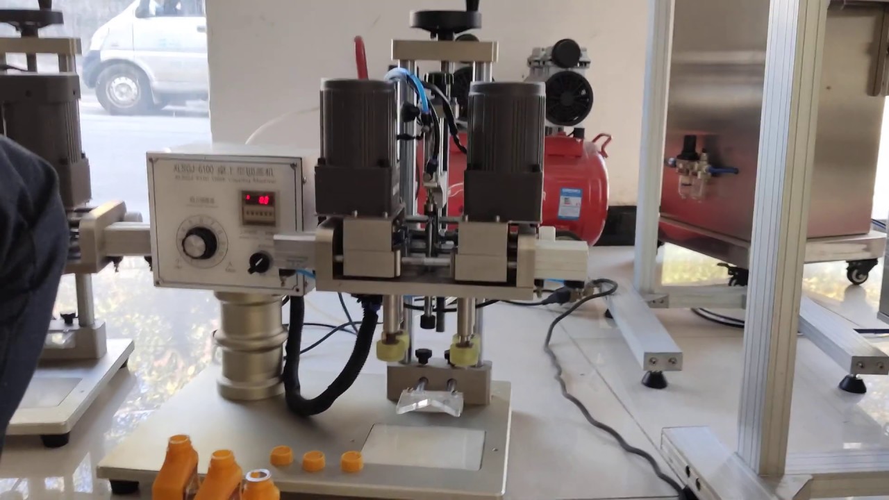 China factory Semi Automatic Screw water lotion cosmetic Bottle Tightening Capping Machine Capper