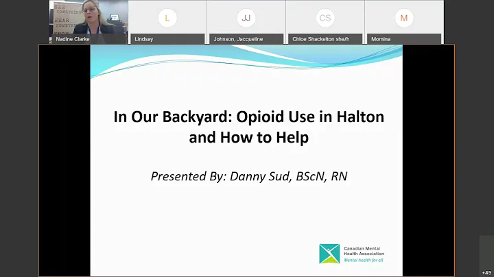 In Our Backyard: Opioid Use in Halton and How to H...