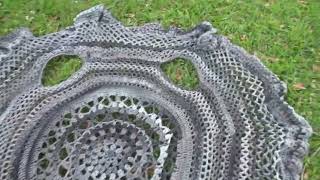 MoonLadies Live Stormy gypsy mandala  crochet lotus duster hippie festival wear pattern Morale Fiber