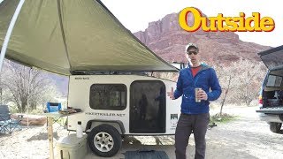 Road Testing the Hiker Trailer Outside
