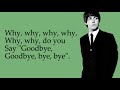 The beatles   hello goodbye lyrics