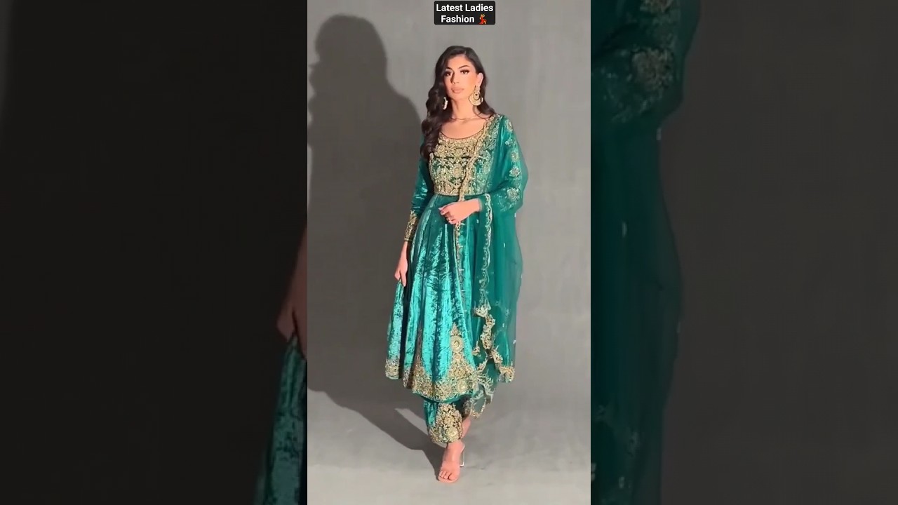 Party Wear Beautiful velvet Anarkali 😍 