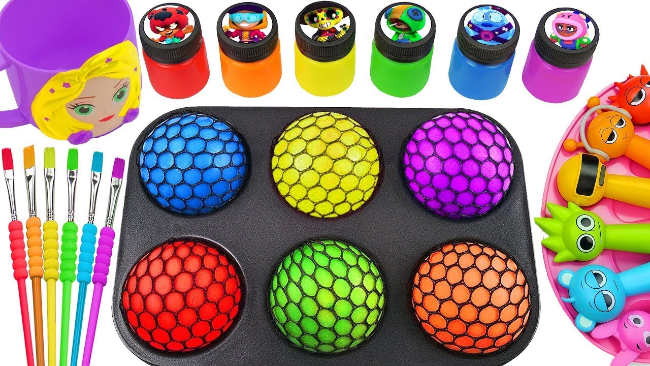 Oddly Satisfying Video l How I Made DIY Square Shape Gliter Slime And Rainbow Lollipop Unacking ASMR