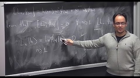 Two dimensional conformal field theory Cachazo lec3