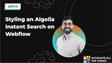 Styling an Algolia Instant Search on Webflow