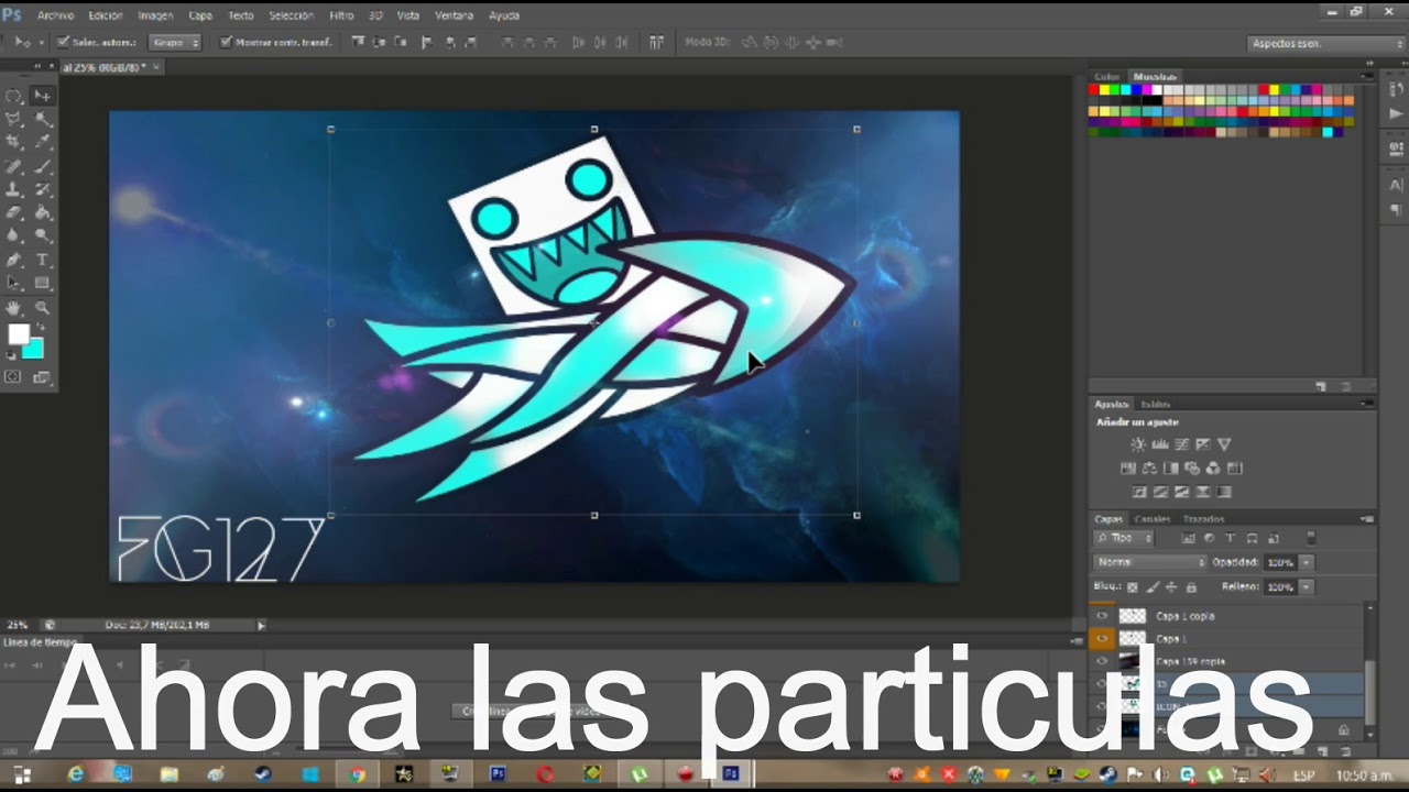 COMO HACER PPs BASICAS DE Geometry Dash!!-FG127 - YouTube