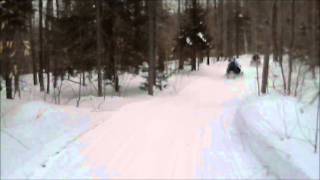 Snowmobiling on VAST Trails in VT