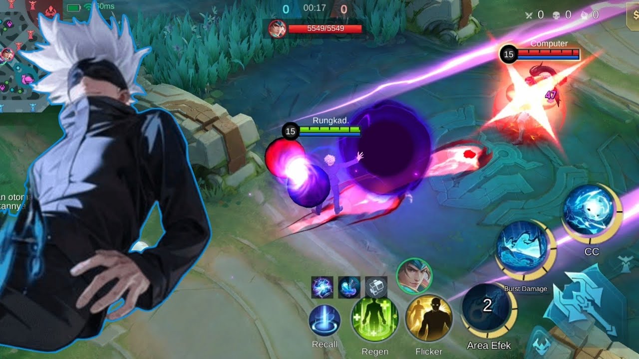 Script Skin Cyclops X Gojo Satoru HOK Full Effect