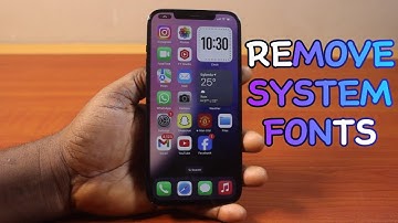 How to Remove System Fonts on iPhone on iOS 18