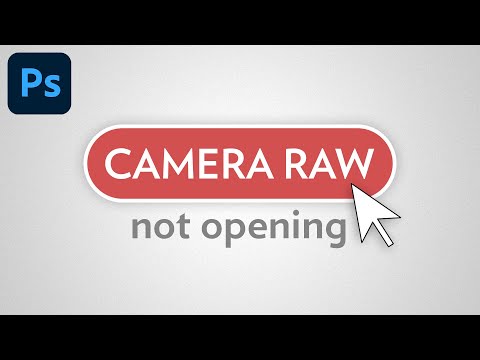 Camera Raw Filter Not Opening / Opens Off-Screen (SOLVED!) | Photoshop