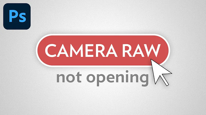 Camera Raw Filter Not Opening / Opens Off-Screen (SOLVED!) | Photoshop