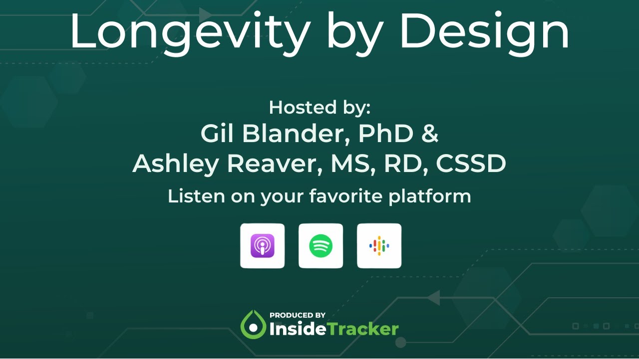 Welcome to our podcast Longevity by Design