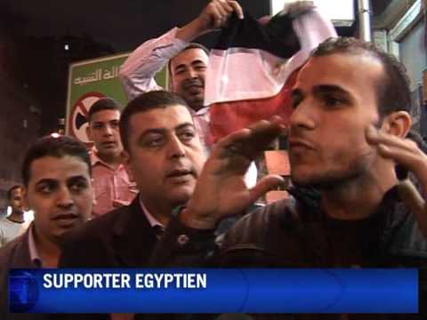 Qualifications du Mondial 2010  victoire de lEgypte sur lAlgrie liesse au Caire