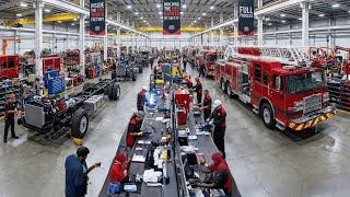 Inside the Fire Truck Factory – Building the Red Giants of Safety (Full Process)