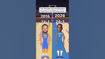 The Thunder are the Greatest Team Ever and NO ONE Cares: #nba