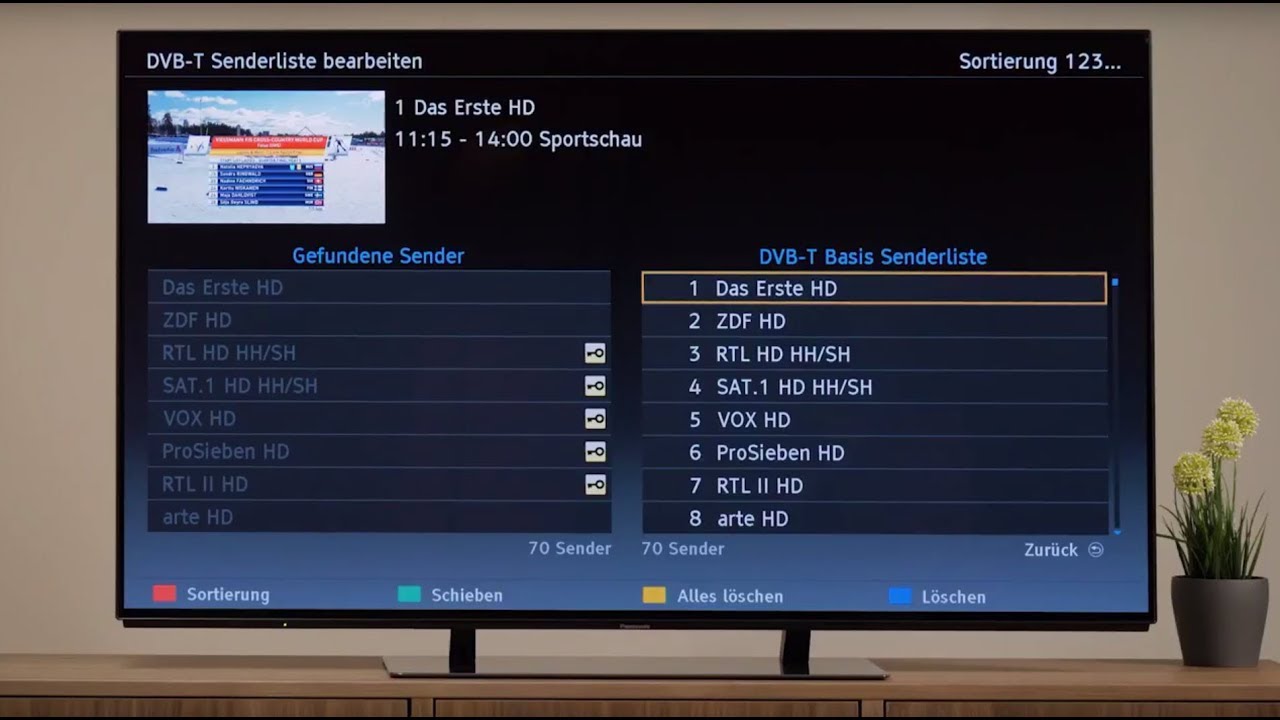 Bildschirmschoner Panasonic Tv