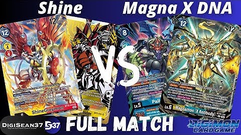 ShineGreymon VS Magnamon X DNA | Digimon Card Game | Special Booster Ver.2.0