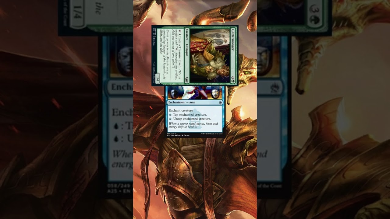 Combo Shorts - Glittermonger and Freed From The Real - Instant Win or Infinite Treasures (+1 card)