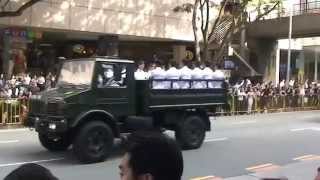 Lee Kuan Yew&#39;s Funeral: Gun Carriage Procession