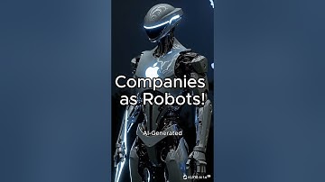 Asking ai to draw Companies as Robots!  #ai #aiart  #midjourney #robot #corporate