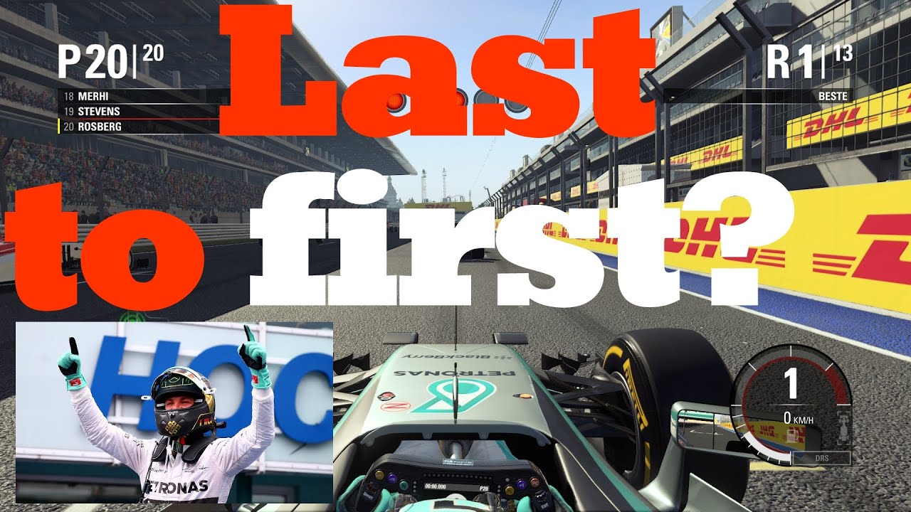 F1 2015 LAST TO FIRST CHALLENGE Russia (english commentary!)