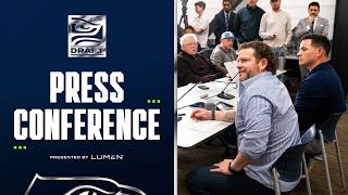 Mike Macdonald &amp; John Schneider On Day 1 Of The NFL Draft, What Makes Jadarian Price Special