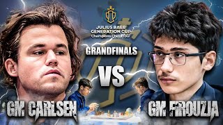 GRABE ang INTENSE ng rematch! | Carlsen vs Firouzja Julius Baer Generation Cup 2023 Grandfinals