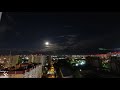 Ночной таймлапс с полной луной
