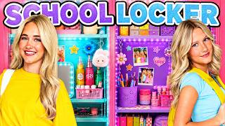 We BUiLT our DREAM LOCKERS SO CUTE