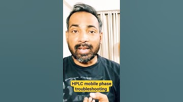 HPLC mobile phase troubleshooting. #shorts #youtubeshorts #hplc