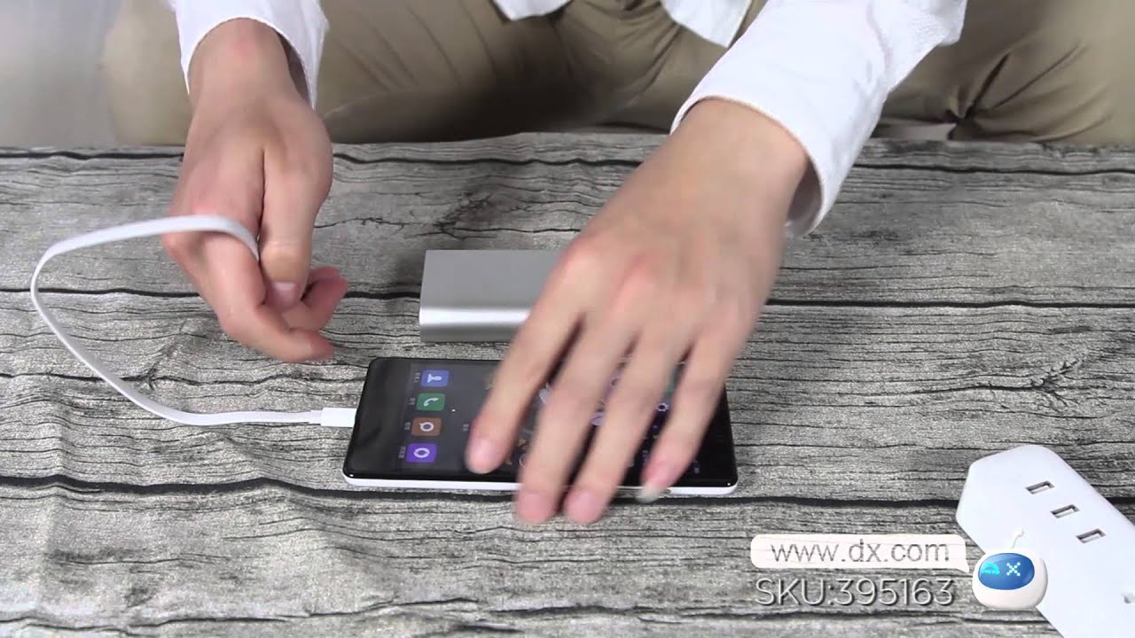 Dx : Xiaomi 3.6V 10000mAh USB Mobile Power Source Bank w/ 4-LED Indicators