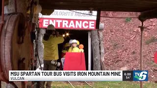 Msu Spartan Bus Tour Takes A Stop To Explore Vulcans Iron Mine
