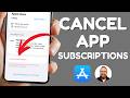 iPhone How to Cancel App Subscriptions iOS 26
