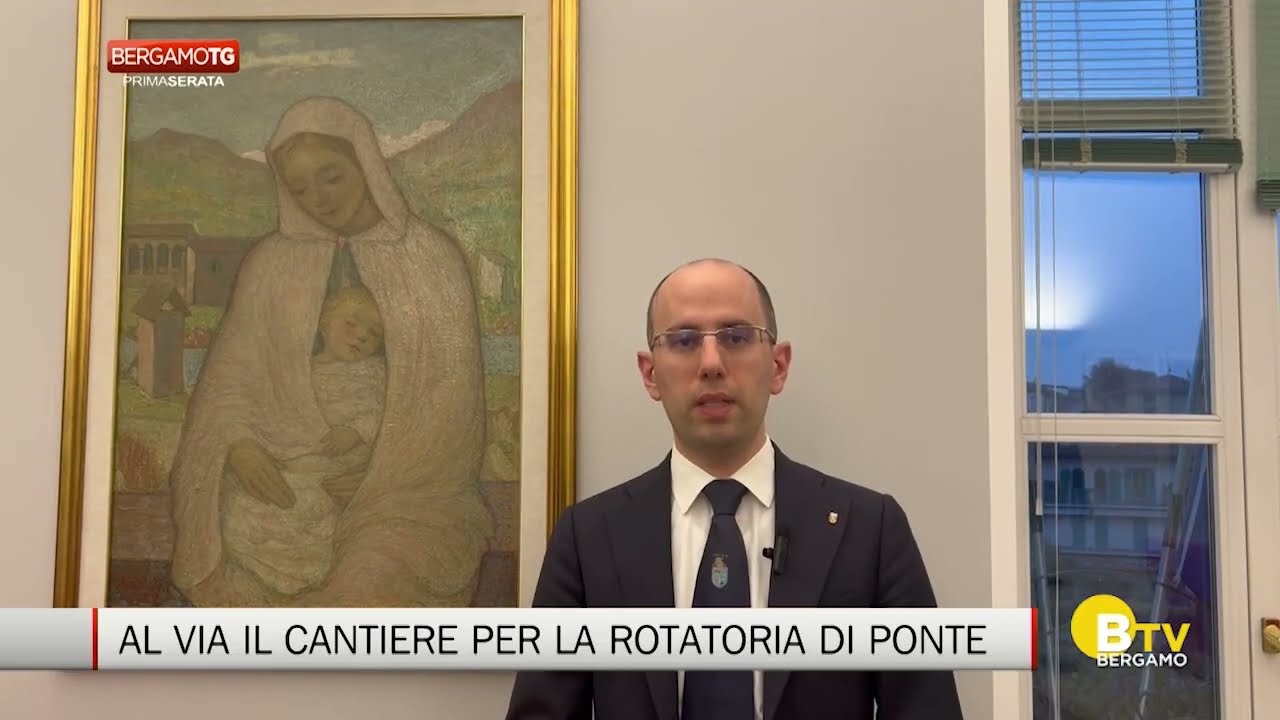 BERGAMO TV - Lavori Rotatoria Briantea