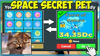 Insane Trade For Space World Secret Pet in Roblox Clicker Simulator screenshot 5