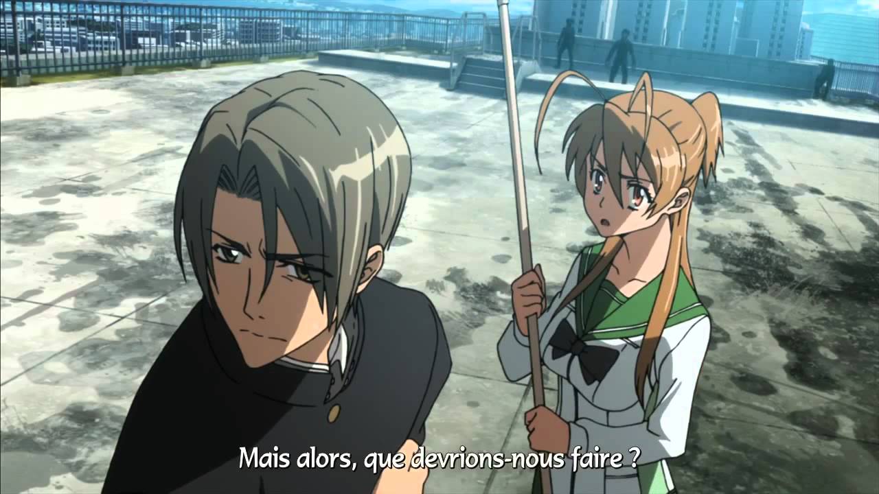 Highschool of the Dead Eps 01 VOSTFR non censure HD - YouTube