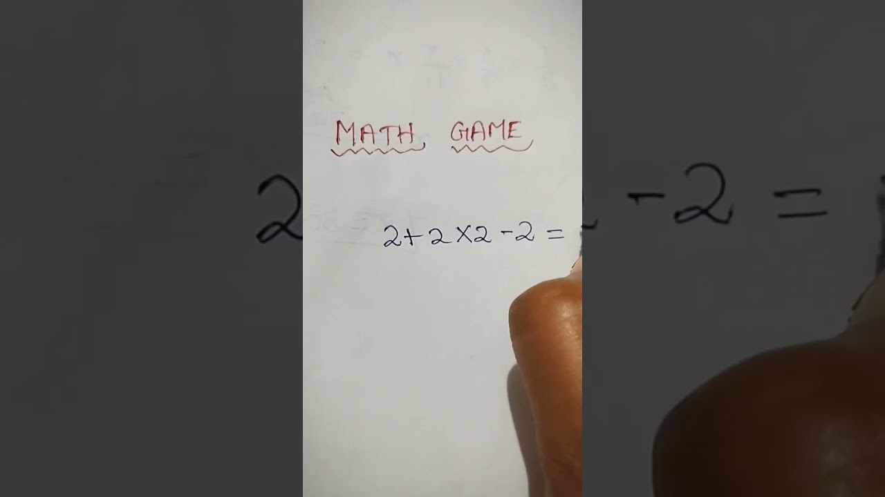 Guess the answer? /Math trick 