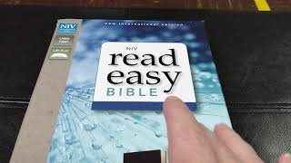 NIV Genuine Leather Read Easy Bible Review #Zondervan