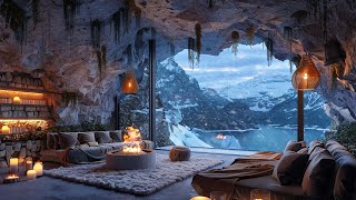 🔥Winter Ambience - Embrace the Serenity with Snowfall and Fireplace Sounds for Sleep, Relaxation