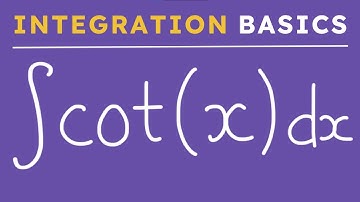 Integral of cot(x) using Substitution