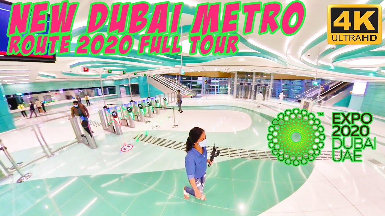 New Dubai Metro EXPO2020 