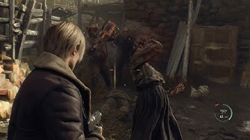 Resident Evil 4 Remake Demo Chainsaw - how to find secret weapon TMP and killing Dr. Salvador