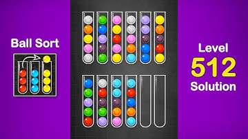 Ball Sort Puzzle Solution Level 512