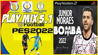 PES 2022 Brasileirão A B C + Libertadores + Encarte PS2!!!! 