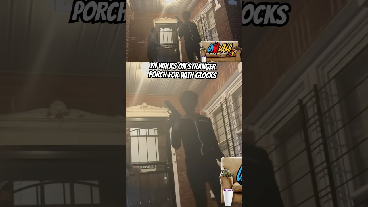 YN with switch Glock take over random porch